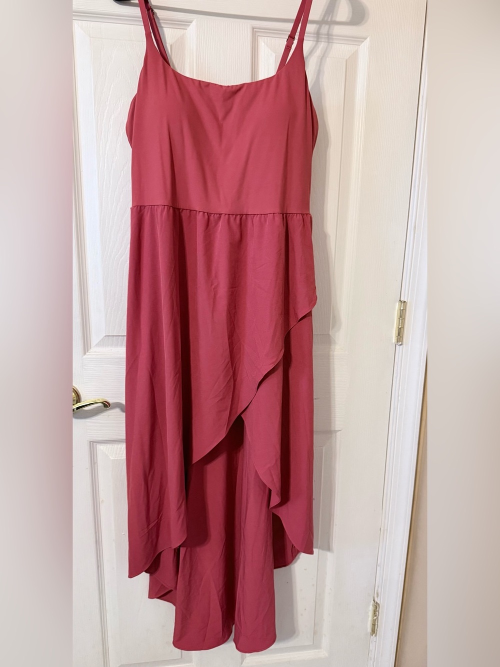 HALARA High-Low Dress in Dusty Rose